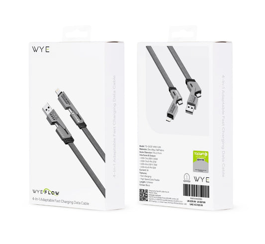 4-in-1 Adaptable Fast Charging Data Cable